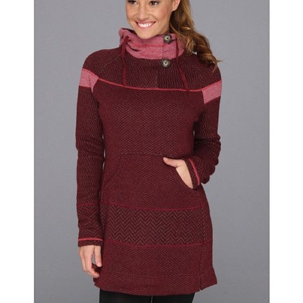 Prana Caitlyn Tunic Sweater Wool Blend